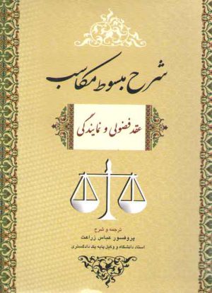 شرح مبسوط مکاسب: عقد فضولی و نمایندگی
