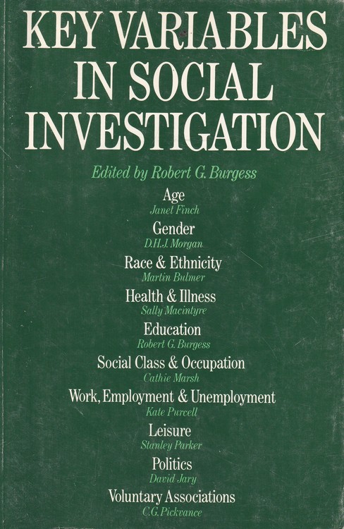 Key Variables in Social Investigation