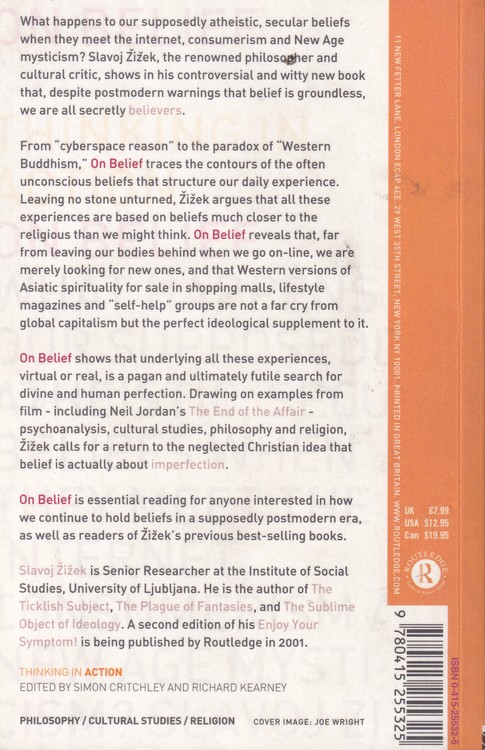 On Belief (Thinking in Action) ۱st Edición