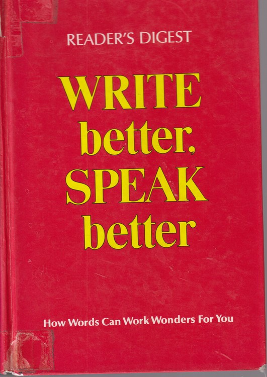 Write Better Speak Better