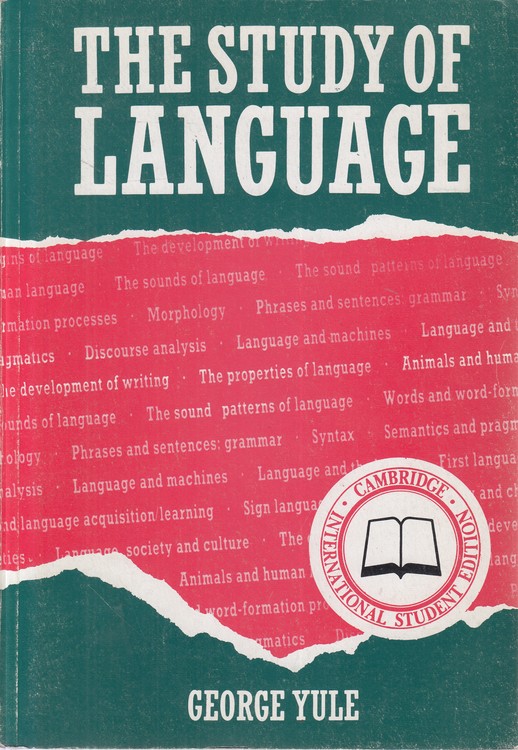 THE STUDY OF LANGUAGE
