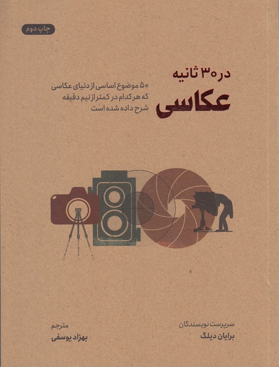 عکاسی در ۳۰ ثانیه؛ ۵۰ موضوع اساسی از دنیای عکاسی که هرکدام در کمتر از نیم دقیقه شرح داده شده است