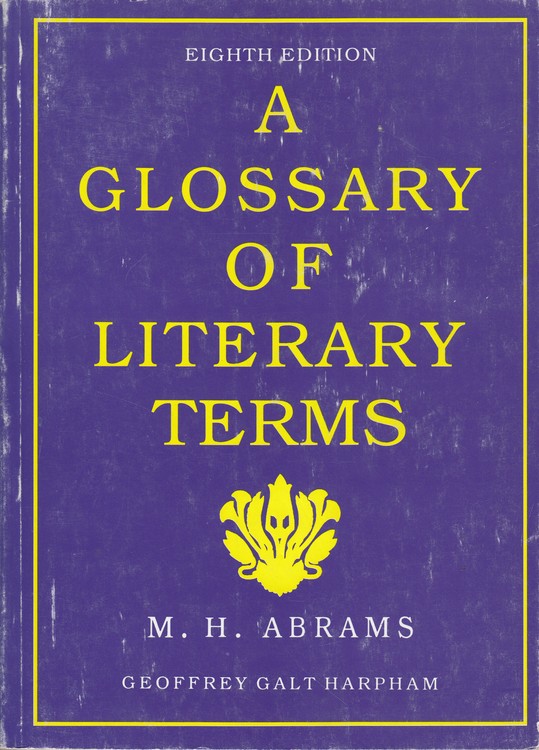 A GLOSSARY OF LITERARY TERMS