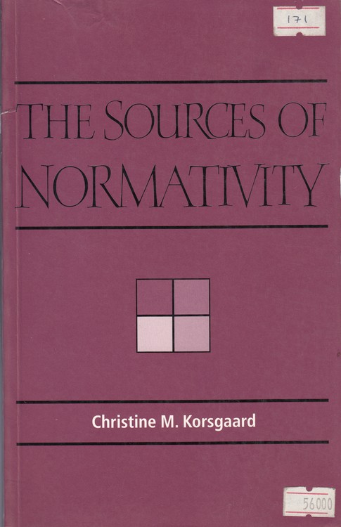 THE SOURCES OF NORMATIVITY